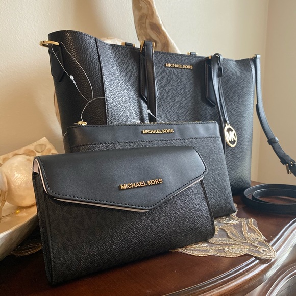 MICHAEL KORS LG 3IN1 KIMBERLY TOTE - Picture 4 of 6